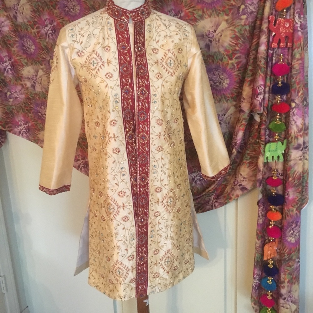 Beautiful beaded Indian jacket